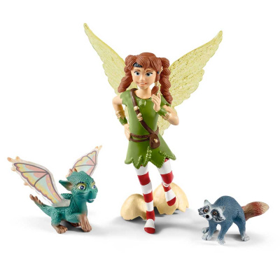 Набор фигурок Эльфийка Марвин с Нугуром и Пиу Schleich 70581 1